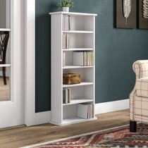 Tall thin shop media cabinet